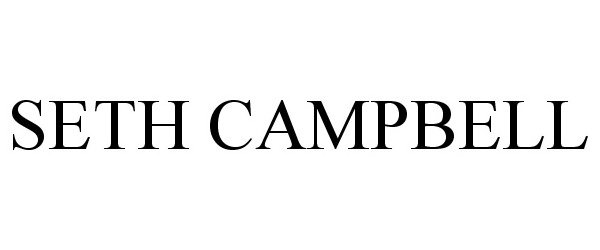 Trademark Logo SETH CAMPBELL