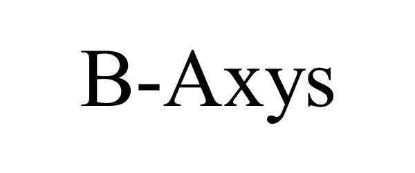  B-AXYS