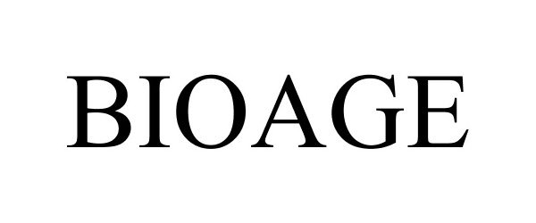 Trademark Logo BIOAGE