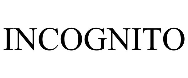 Trademark Logo INCOGNITO