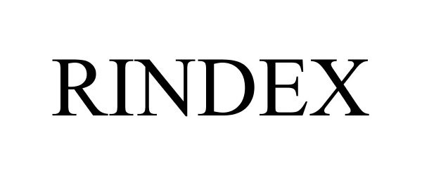 Trademark Logo RINDEX