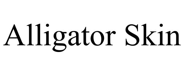 Trademark Logo ALLIGATOR SKIN