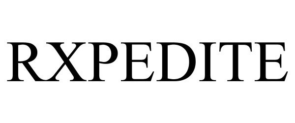 Trademark Logo RXPEDITE
