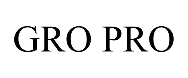  GRO PRO