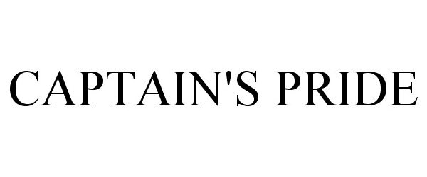 Trademark Logo CAPTAIN'S PRIDE