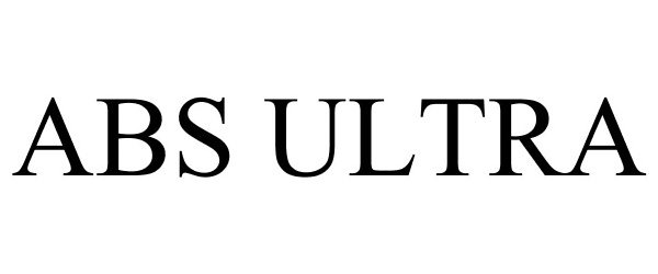 Trademark Logo ABS ULTRA