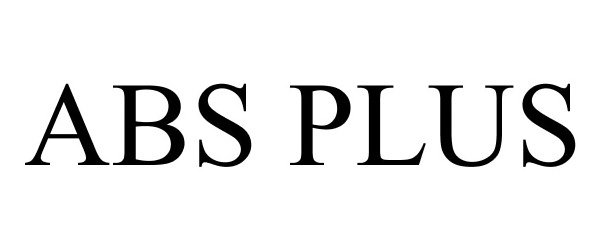 Trademark Logo ABS PLUS