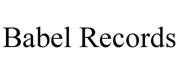  BABEL RECORDS