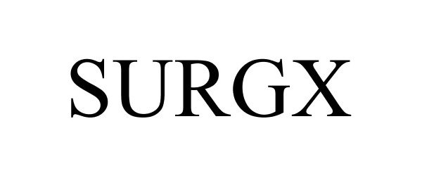 Trademark Logo SURGX