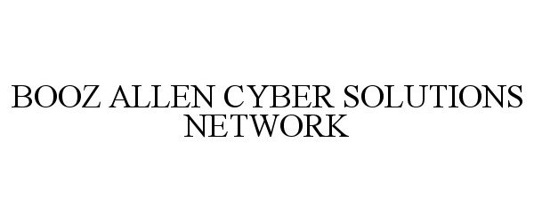  BOOZ ALLEN CYBER SOLUTIONS NETWORK