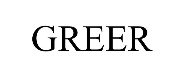 Trademark Logo GREER