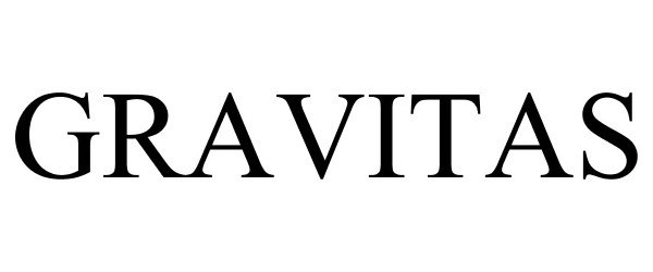 Trademark Logo GRAVITAS