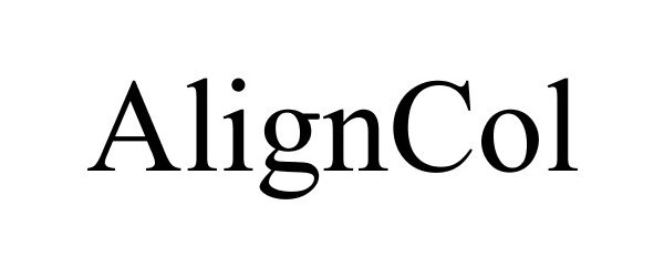 Trademark Logo ALIGNCOL