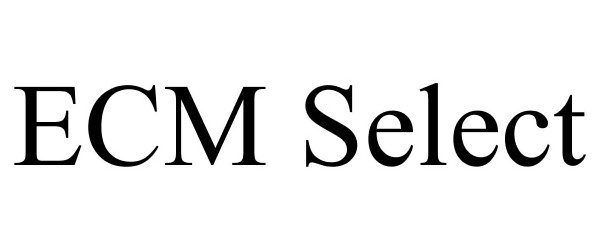 Trademark Logo ECM SELECT