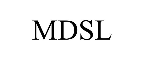 Trademark Logo MDSL