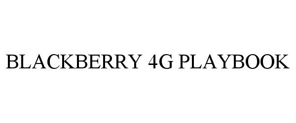  BLACKBERRY 4G PLAYBOOK