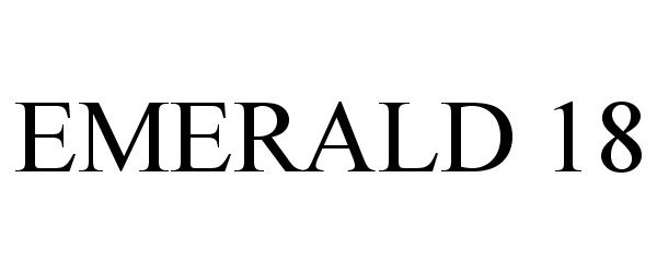 Trademark Logo EMERALD 18