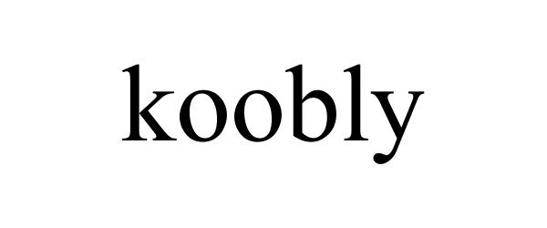 Trademark Logo KOOBLY