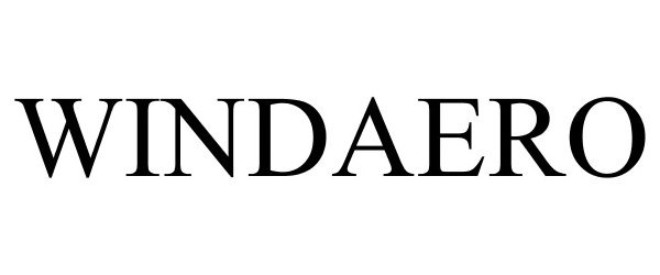 Trademark Logo WINDAERO