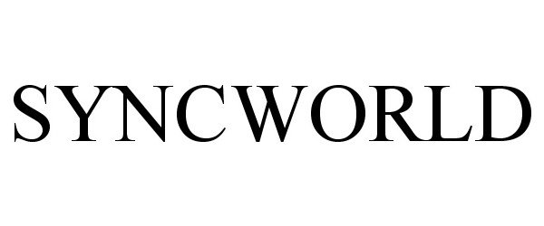 Trademark Logo SYNCWORLD