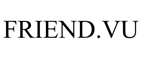 Trademark Logo FRIEND.VU