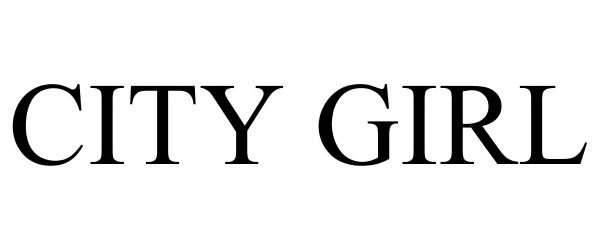 Trademark Logo CITY GIRL