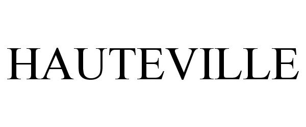 Trademark Logo HAUTEVILLE
