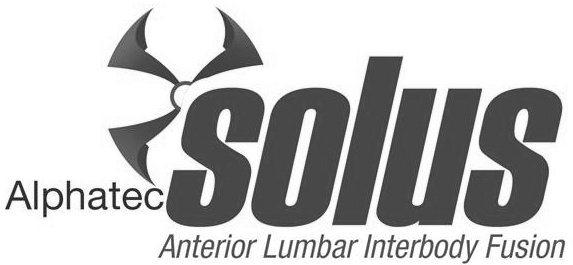 Trademark Logo ALPHATEC SOLUS ANTERIOR LUMBAR INTERBODY FUSION