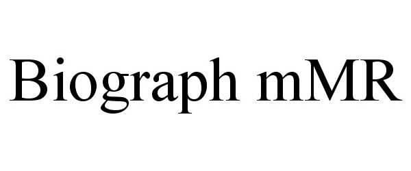 Trademark Logo BIOGRAPH MMR