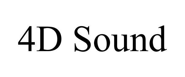 Trademark Logo 4D SOUND