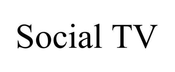 Trademark Logo SOCIAL TV