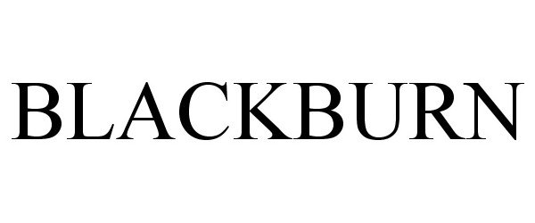 Trademark Logo BLACKBURN