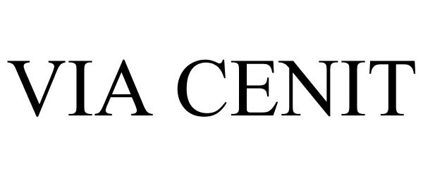 Trademark Logo VIA CENIT