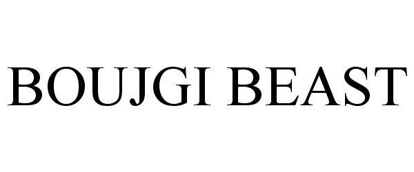 Trademark Logo BOUJGI BEAST
