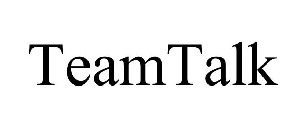 Trademark Logo TEAMTALK