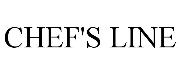 Trademark Logo CHEF'S LINE