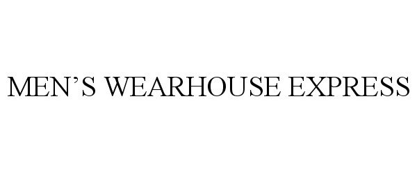 Trademark Logo MEN'S WEARHOUSE EXPRESS