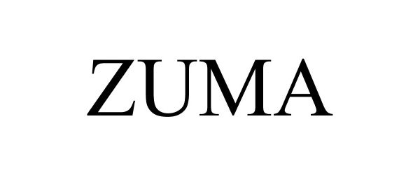 Trademark Logo ZUMA