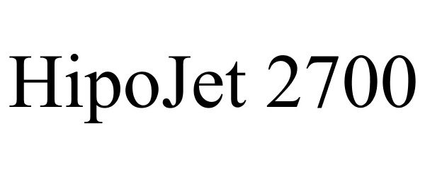 Trademark Logo HIPOJET 2700