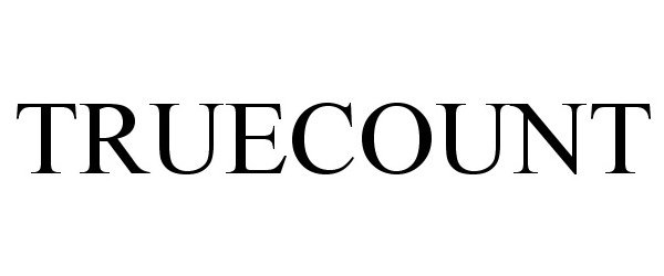 Trademark Logo TRUECOUNT