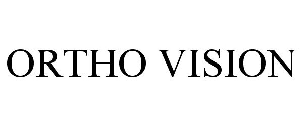 Trademark Logo ORTHO VISION