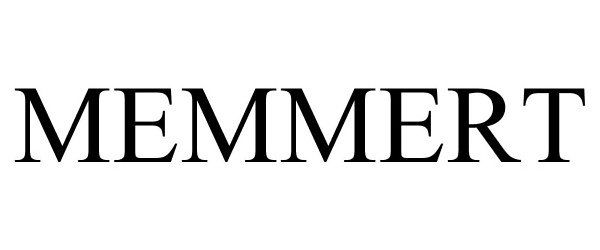 Trademark Logo MEMMERT