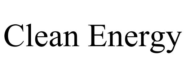 Trademark Logo CLEAN ENERGY