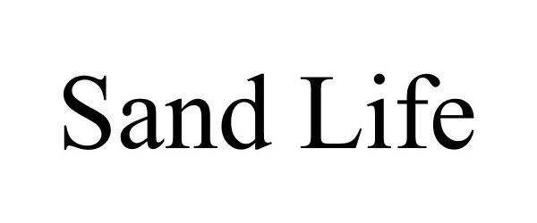 Trademark Logo SAND LIFE