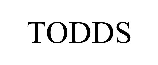 Trademark Logo TODDS