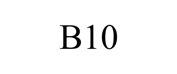 Trademark Logo B10
