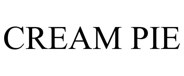 Trademark Logo CREAM PIE