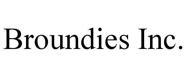  BROUNDIES INC.