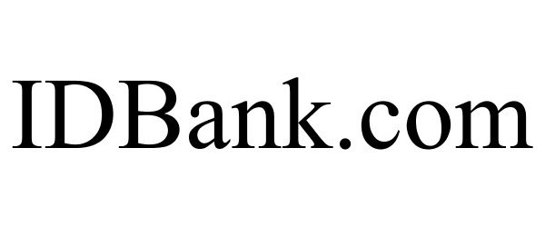 Trademark Logo IDBANK.COM