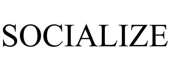 Trademark Logo SOCIALIZE